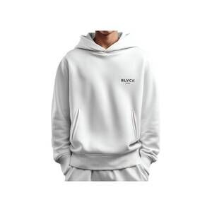 NEW BLVCK PARIS shades fleece hoodie in white
